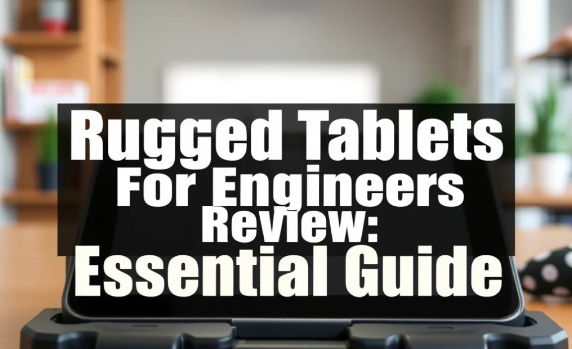 Rugged Tablets For Engineers Review: Essential Guide