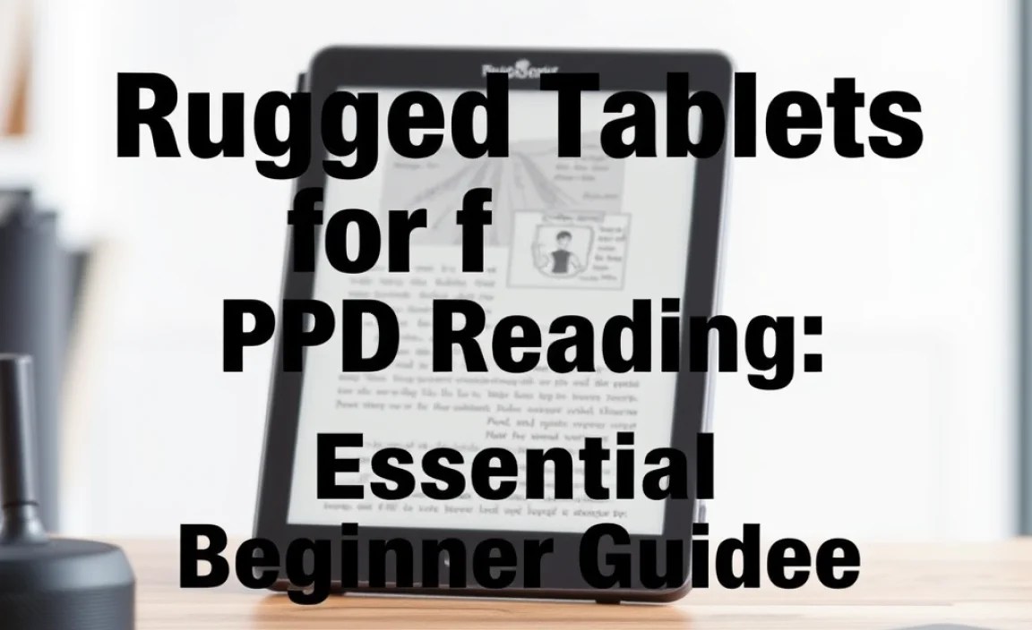 Rugged Tablets for PDF Reading: Essential Beginner Guide