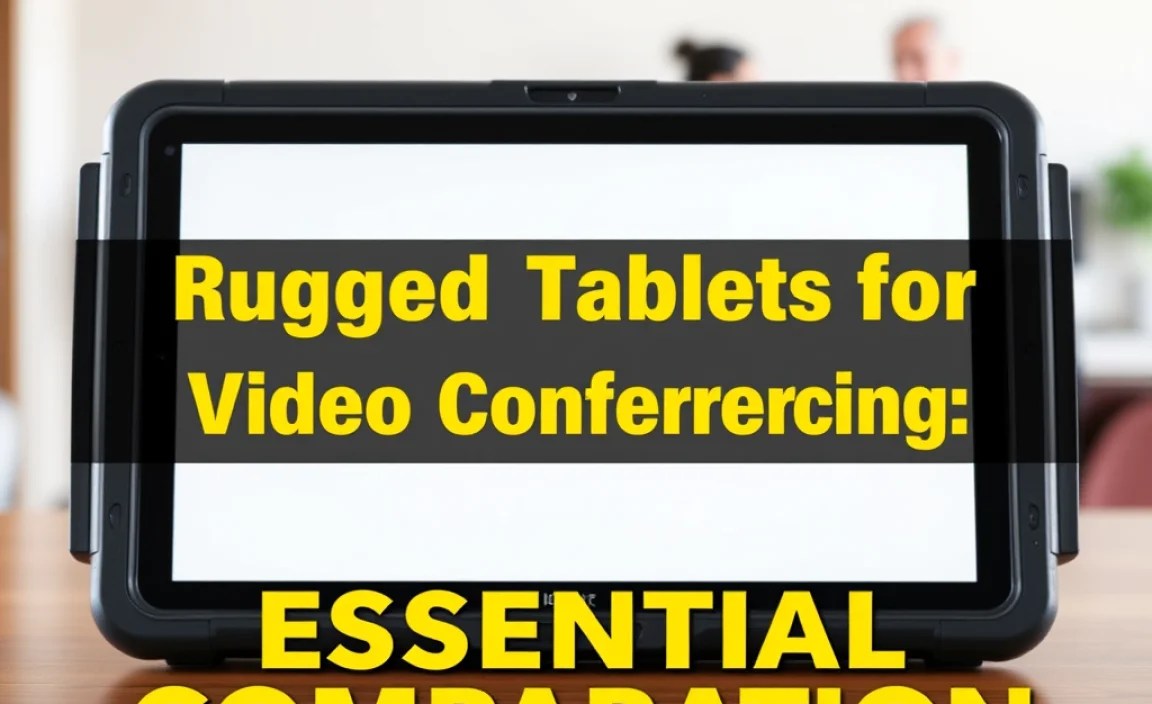 Rugged Tablets for Video Conferencing: Essential Comparison