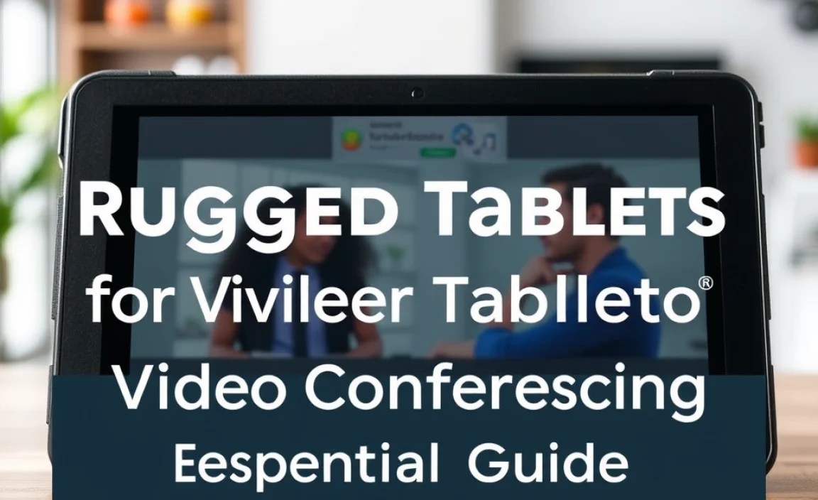 Rugged Tablets vs. Consumer Tablets for Video Conferencing
