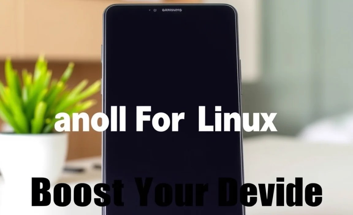 Samsung Tool For Linux: Boost Your Device Performance