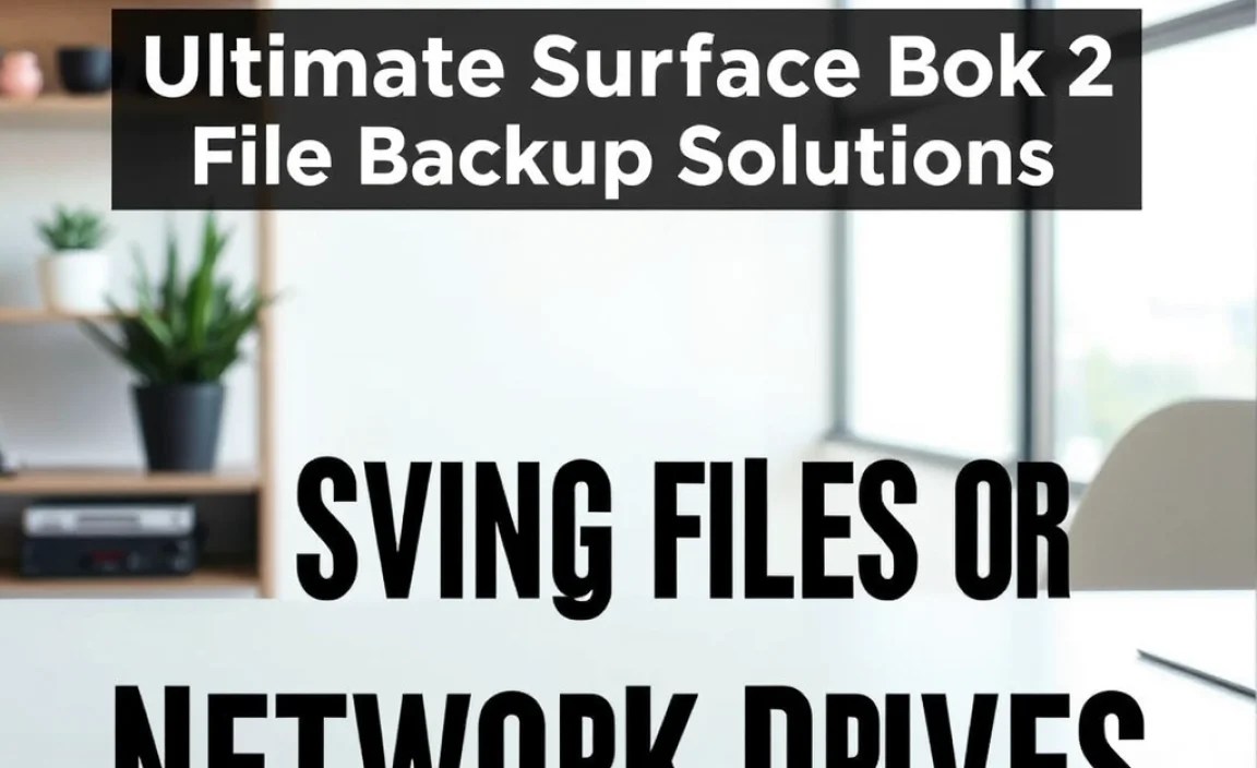 Saving Files on Network Drives