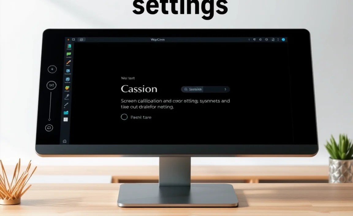 Screen Calibration and Color Settings
