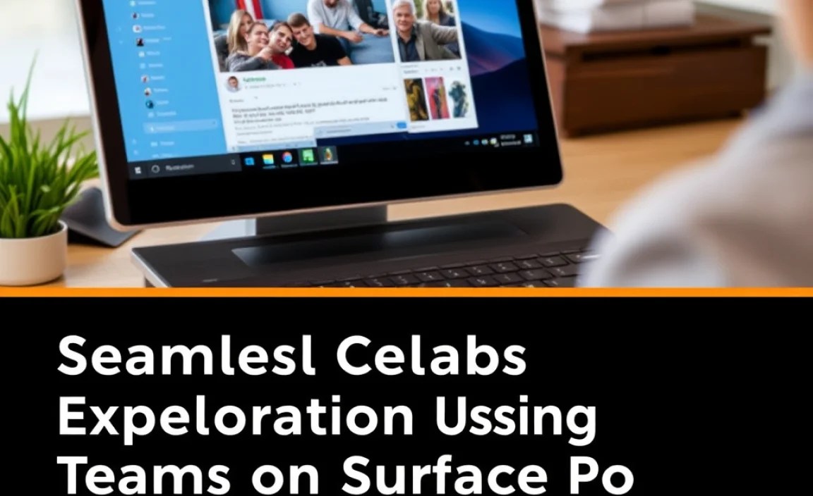 Seamless Collaboration Using Teams on Surface Pro 8