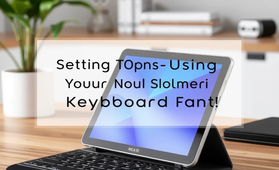 Setting Up and Using Your New Keyboard Case