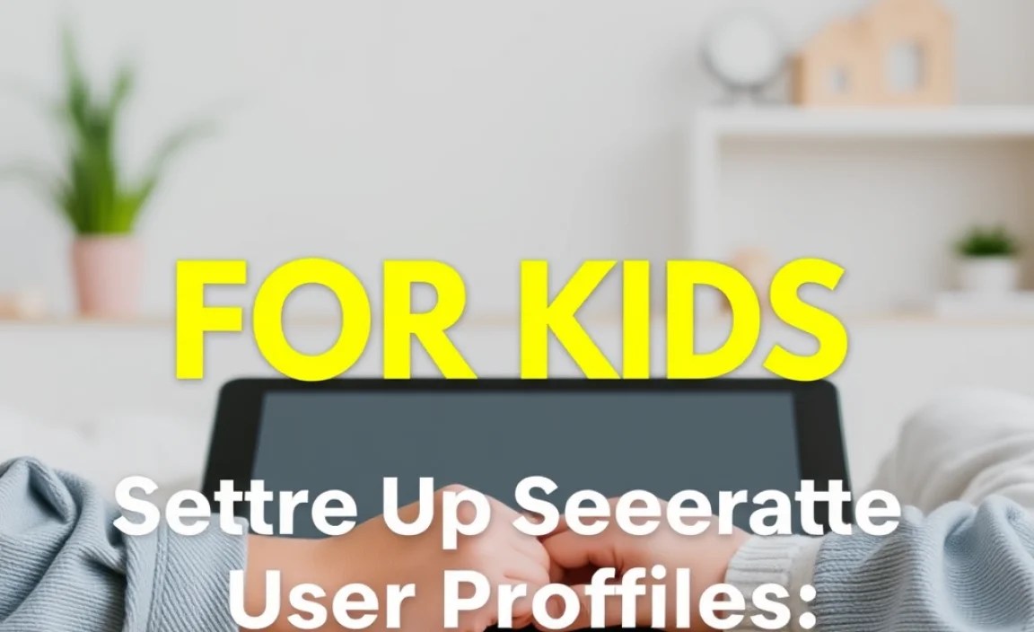 Setting Up Separate User Profiles: Family Sharing