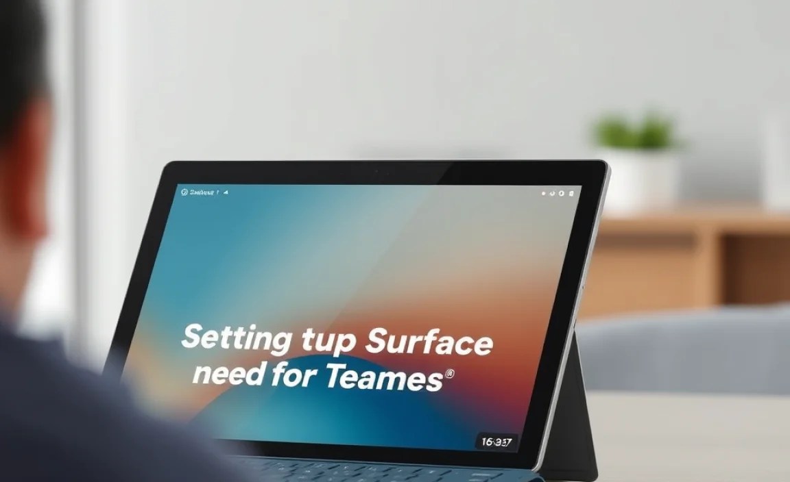Setting Up Surface Go for Teams