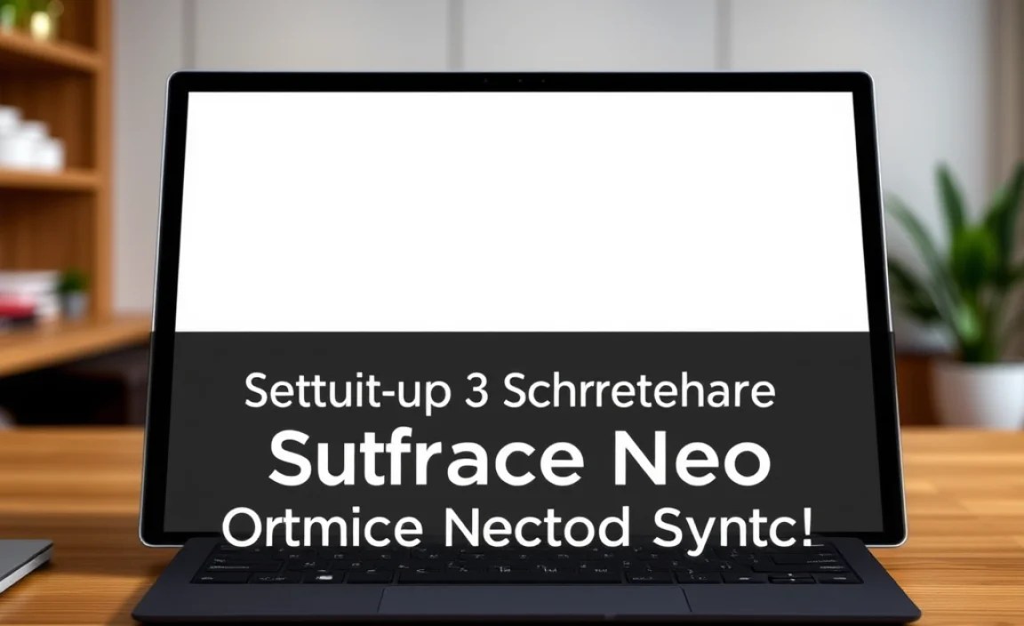 Setting Up Surface Neo Cloud Sync