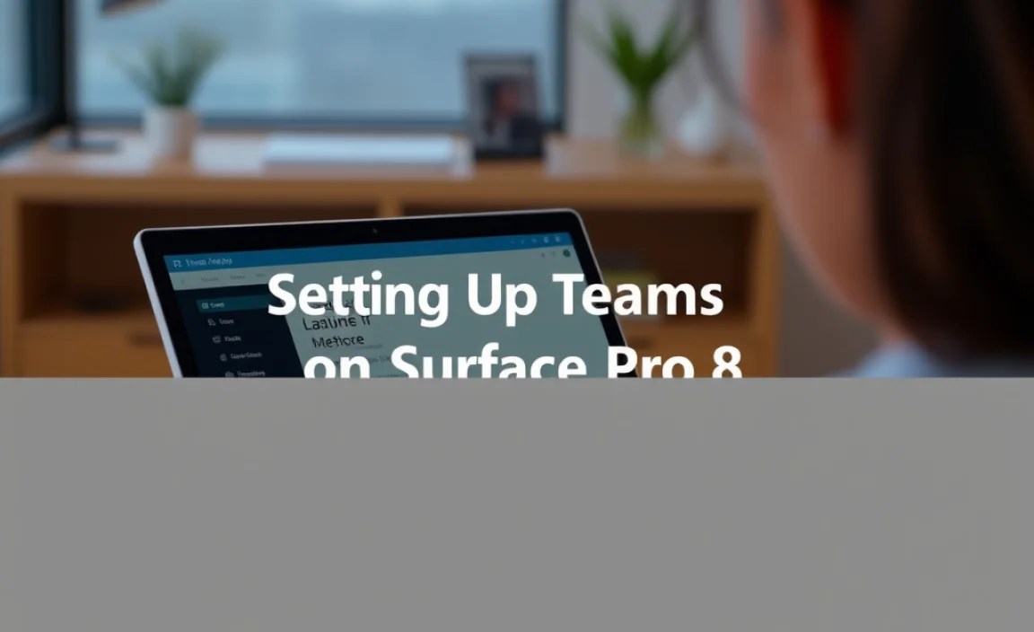 Setting Up Teams on Surface Pro 8