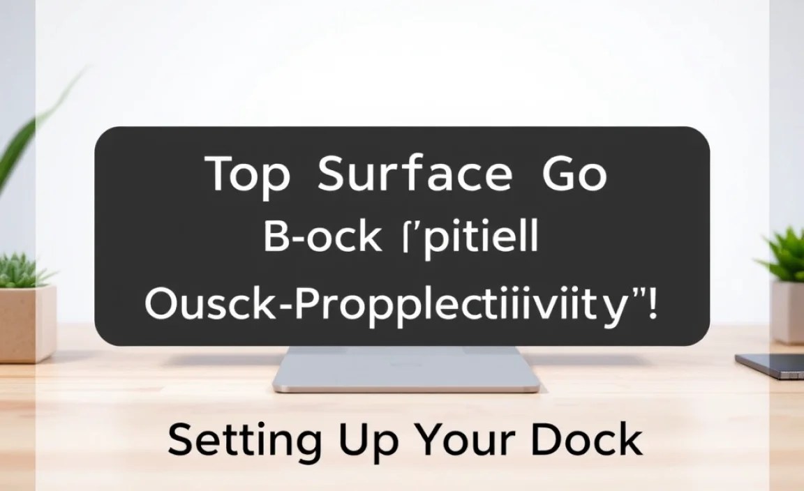 Setting Up Your Dock
