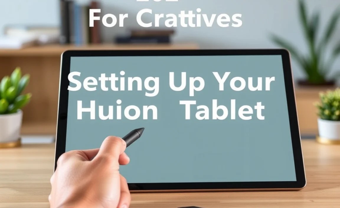 Setting Up Your Huion Pen Tablet