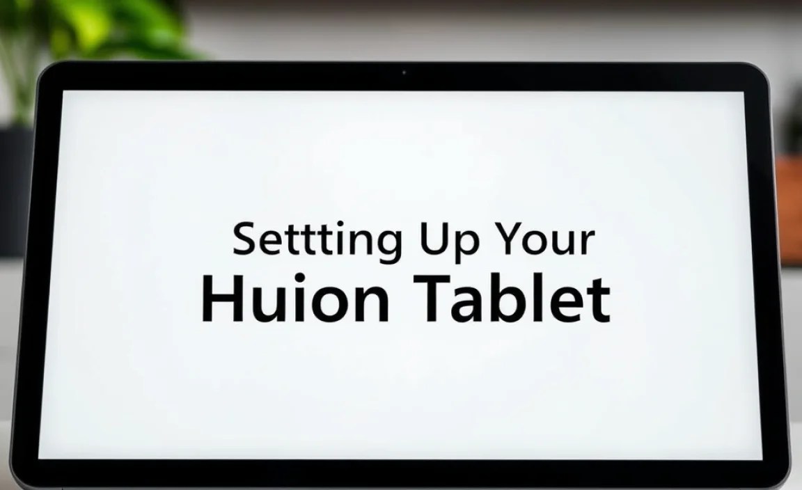 Setting Up Your Huion Tablet