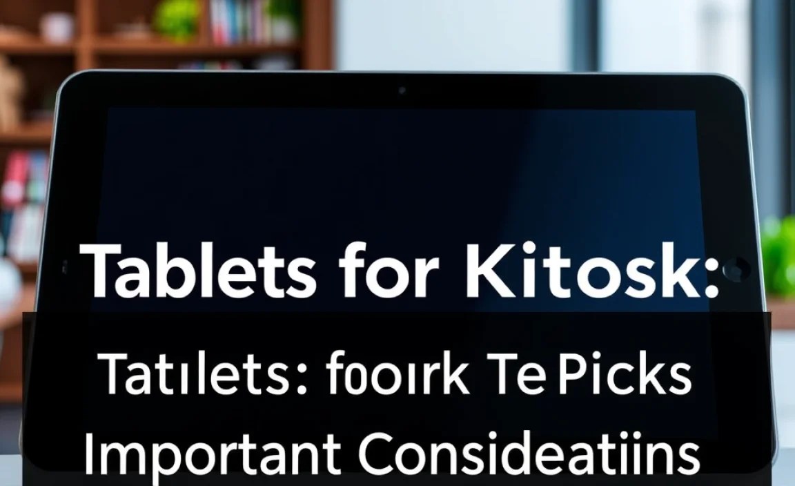 Setting Up Your Kiosk Tablet: Important Considerations