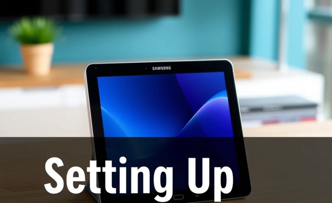 Setting Up Your Samsung Tablet