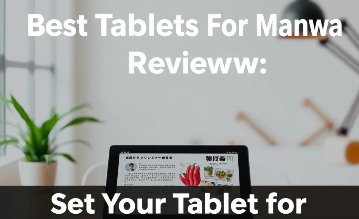Setting Up Your Tablet for Manga Reading
