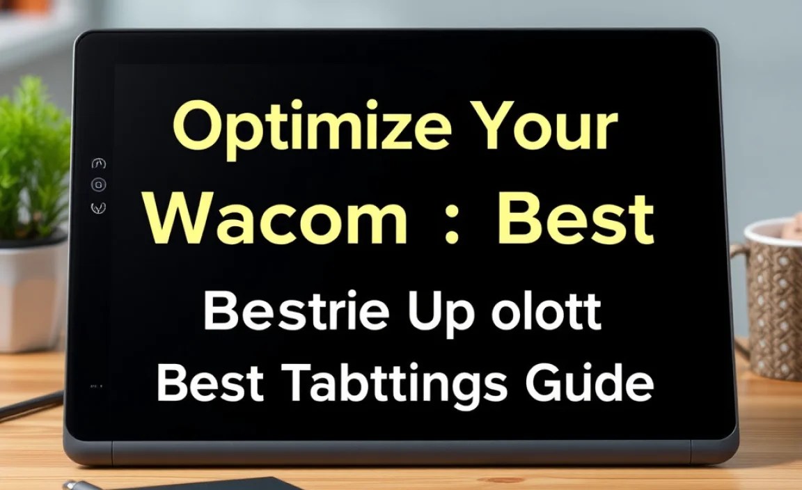 Setting Up Your Wacom Tablet