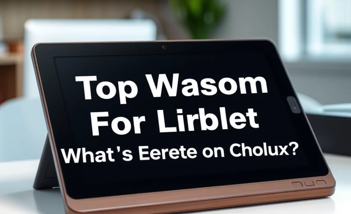 Setting Up Your Wacom Tablet on Linux