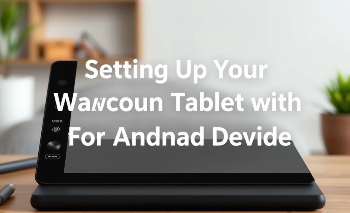 Setting Up Your Wacom Tablet with an Android Device