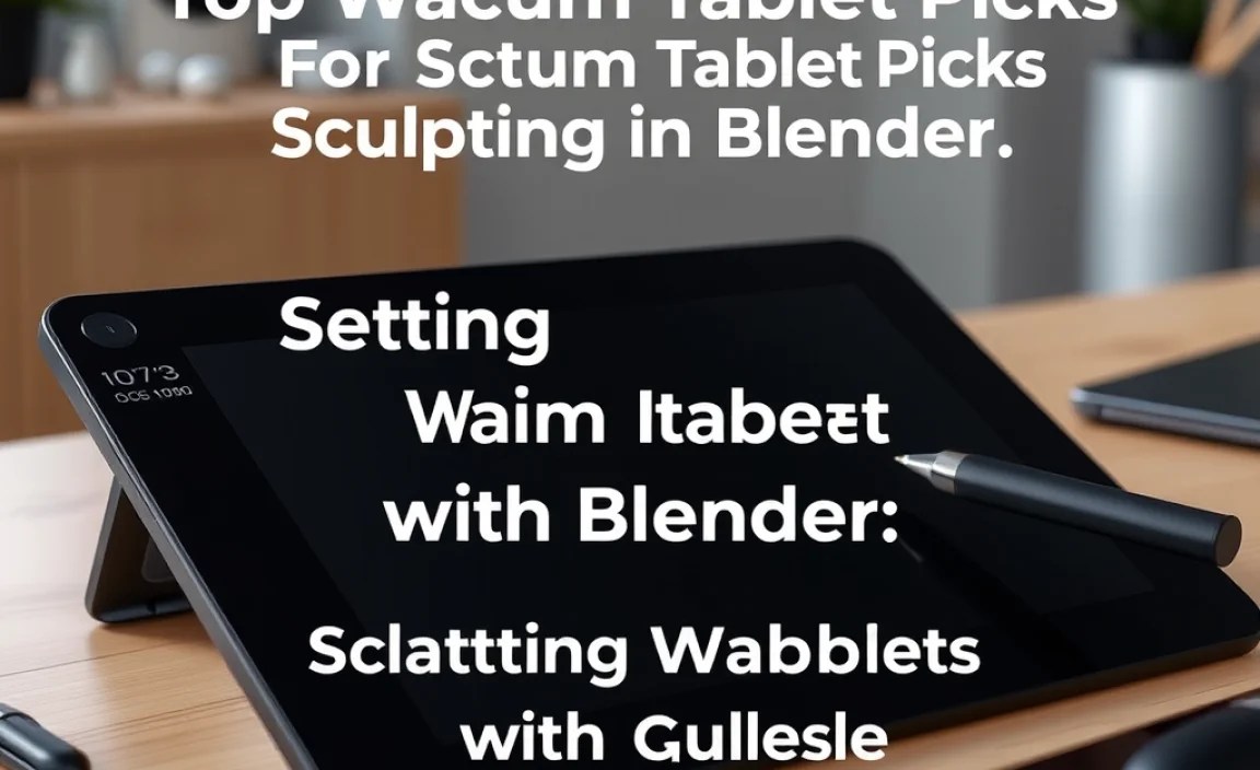 Setting Up Your Wacom Tablet with Blender