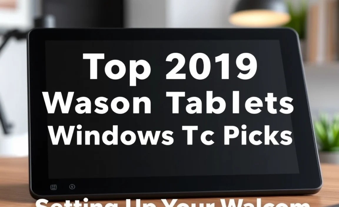 Setting Up Your Wacom Windows Tablet