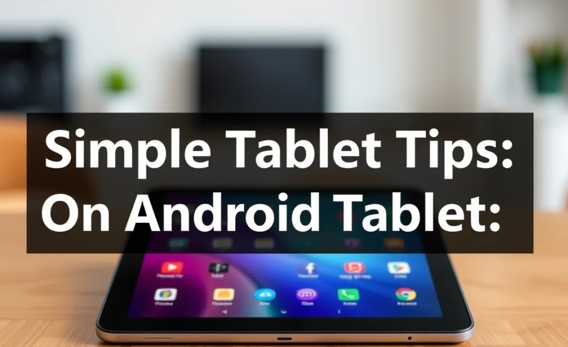 Simple Tablet Tips On Android Tablet: Genius Hacks