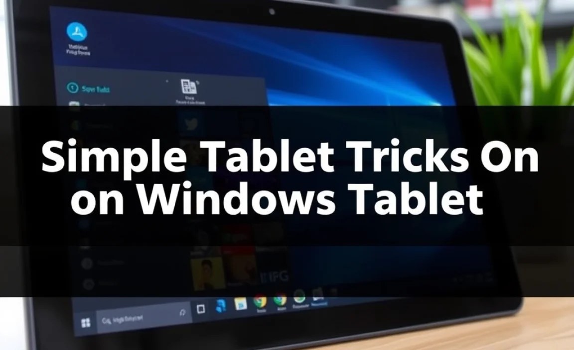 Simple Tablet Tricks On Windows Tablet: Genius Hacks