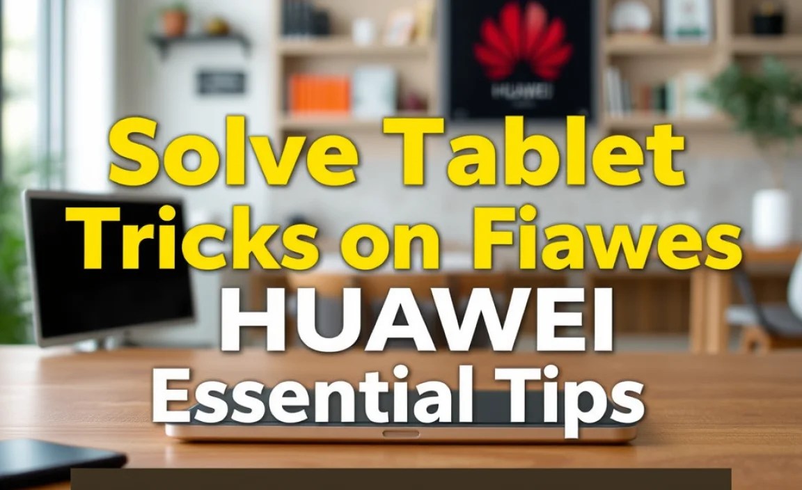 Solve Tablet Tricks On Huawei: Essential Tips