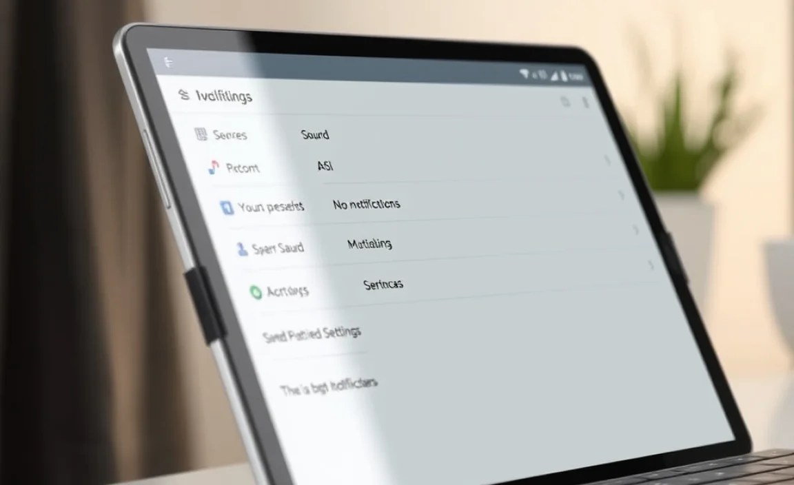 Sound and Notifications Settings