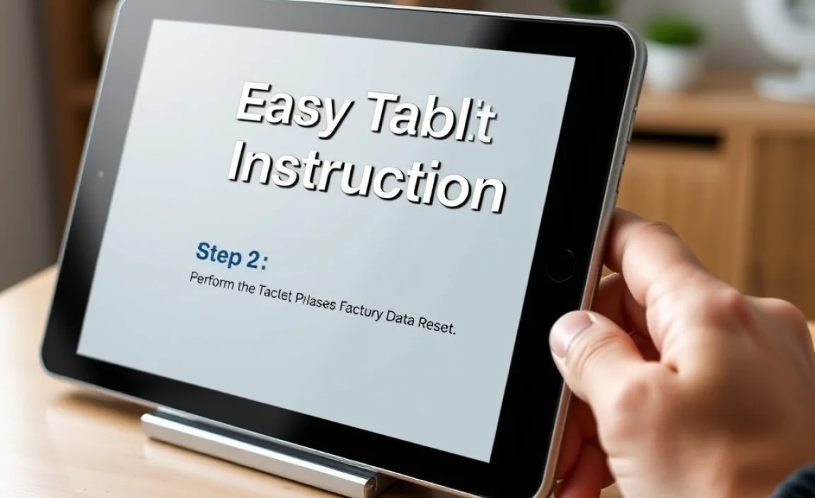 Step 2: Perform the Factory Data Reset