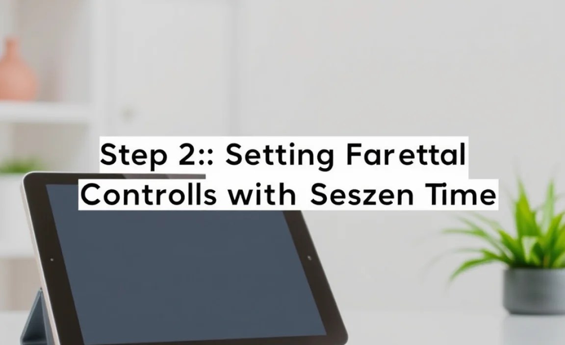 Step 2: Setting Up Parental Controls with Screen Time