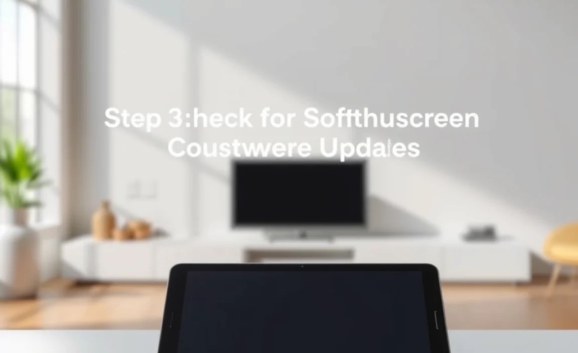 Step 3: Check for Software Updates