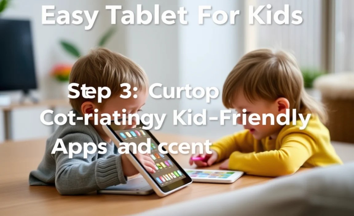 Step 3: Curating Kid-Friendly Apps and Content