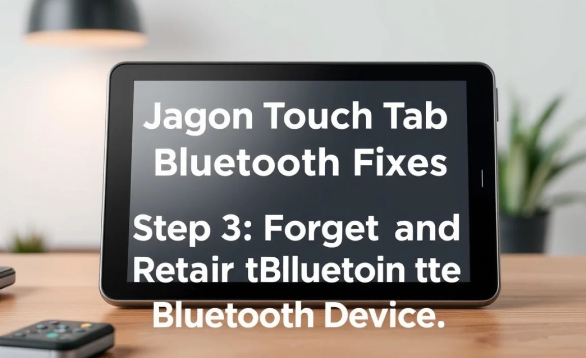 Step 3: Forget and Re-pair the Bluetooth Device