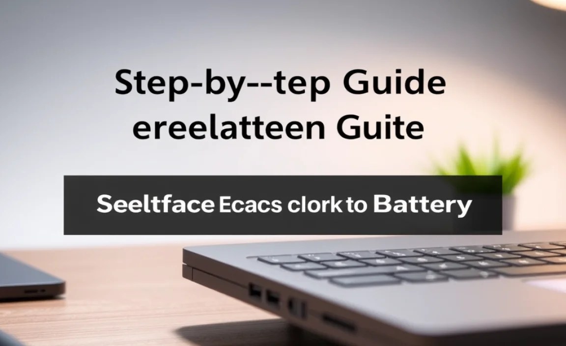 Step-by-Step Guide for Replacing Surface Book 3 Battery