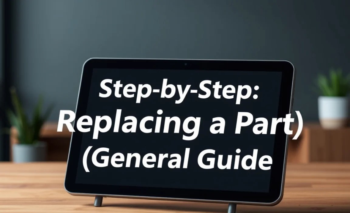 Step-by-Step: Replacing a Part (General Guide)