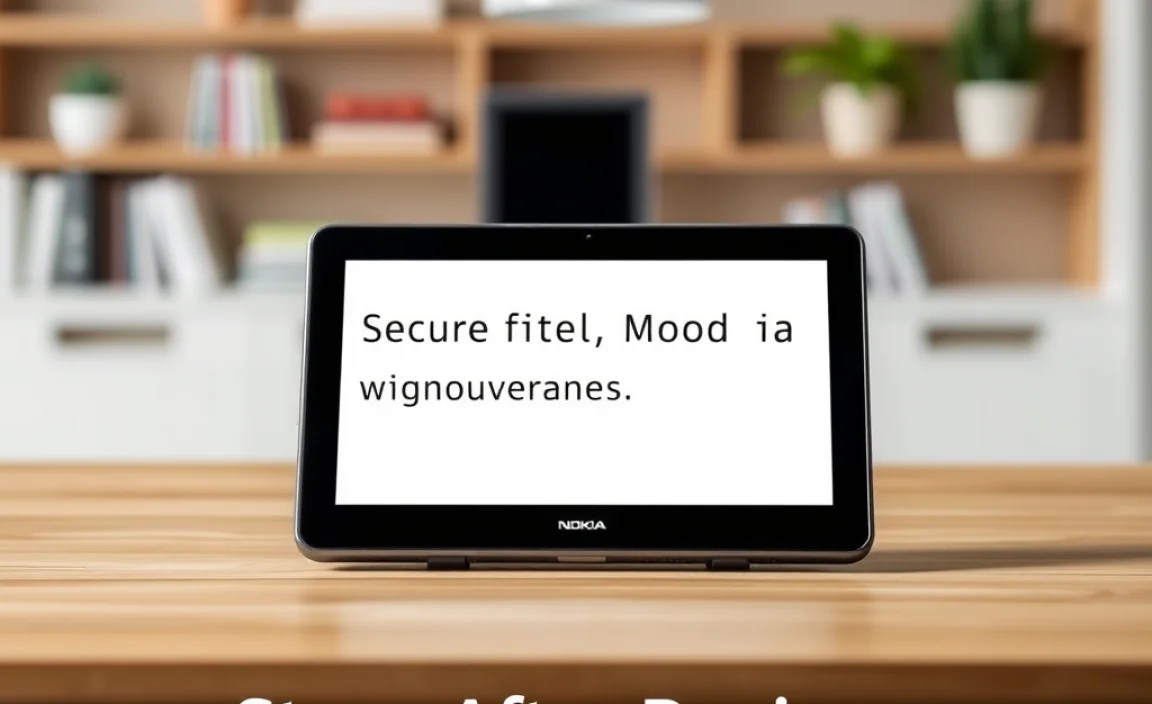 Steps After Buying a Nokia Tablet