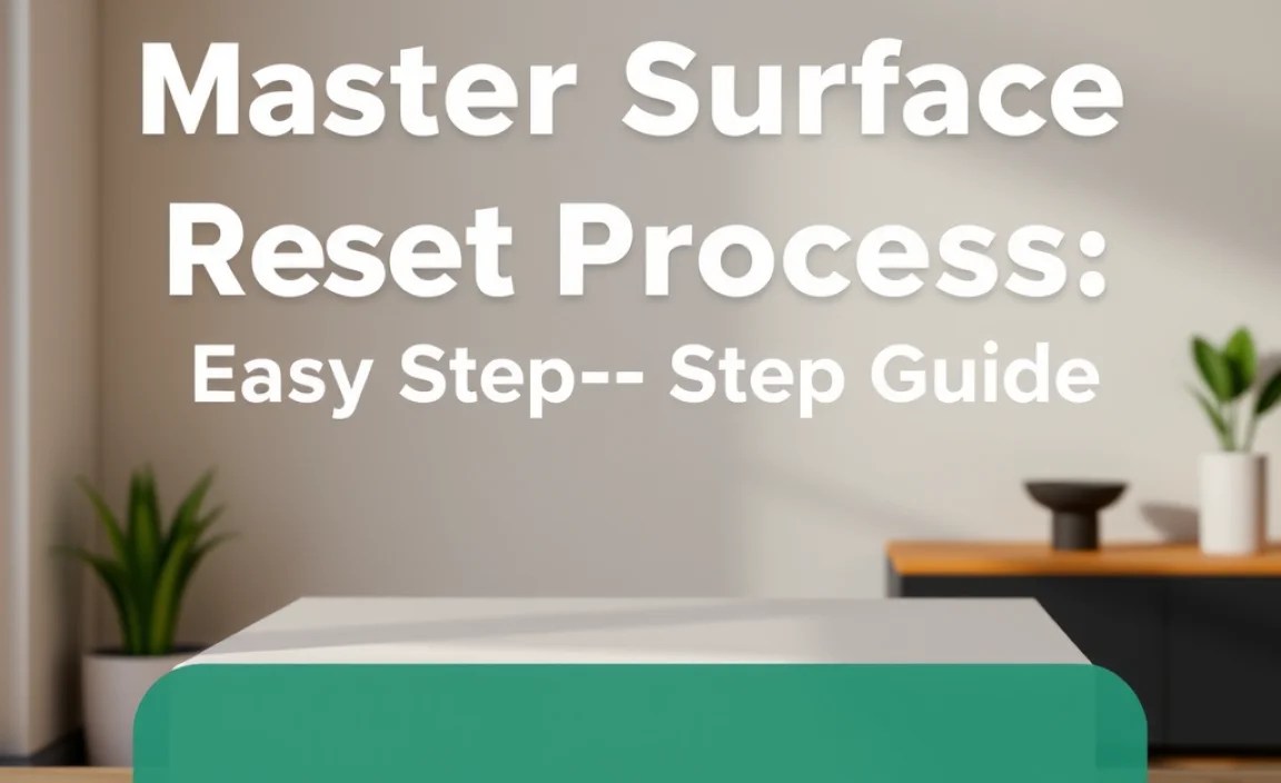 Steps for a Hard Reset