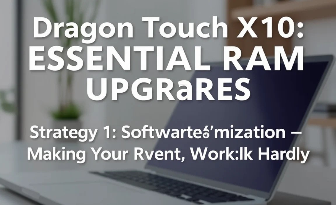 Strategy 1: Software Optimization &ndash; Making Your Current RAM Work Harder