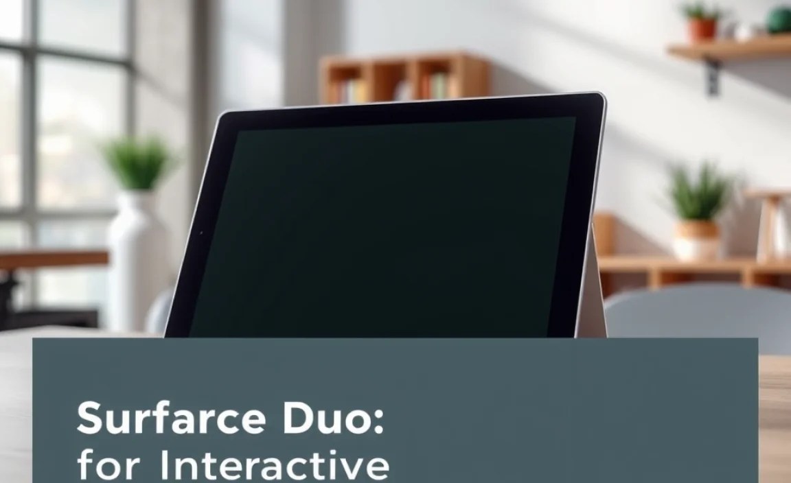 Surface Duo and Interactive Learning