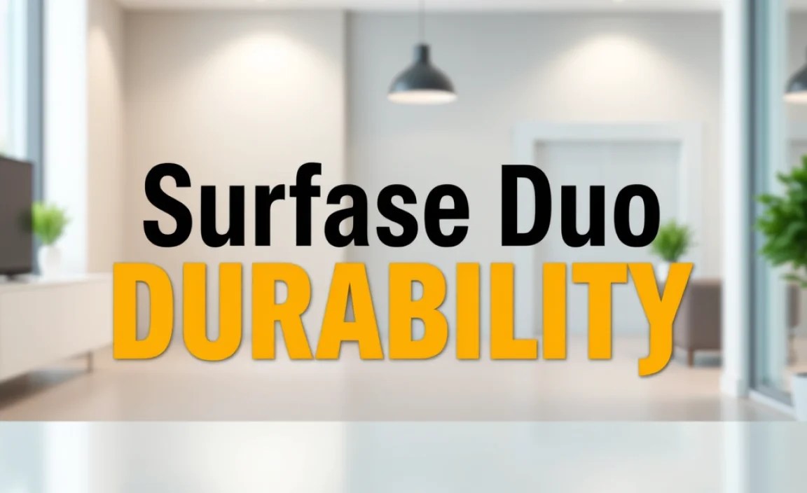 Surface Duo Durability: Unmatched Strength Revealed!