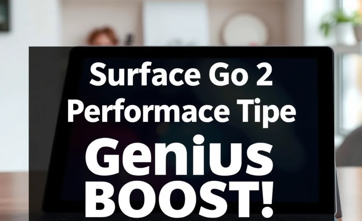 Surface Go 2 Performance Tips: Genius Boost!