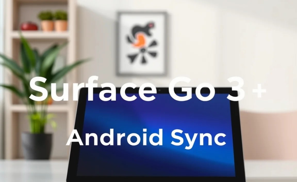 Surface Go 3: Essential Android Sync