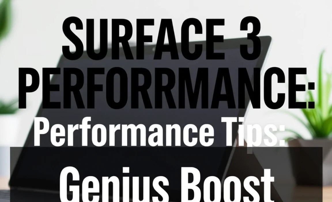 Surface Go 3 Performance Tips: Genius Boost