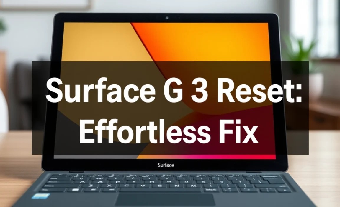 Surface Go 3 Reset: Genius Effortless Fix