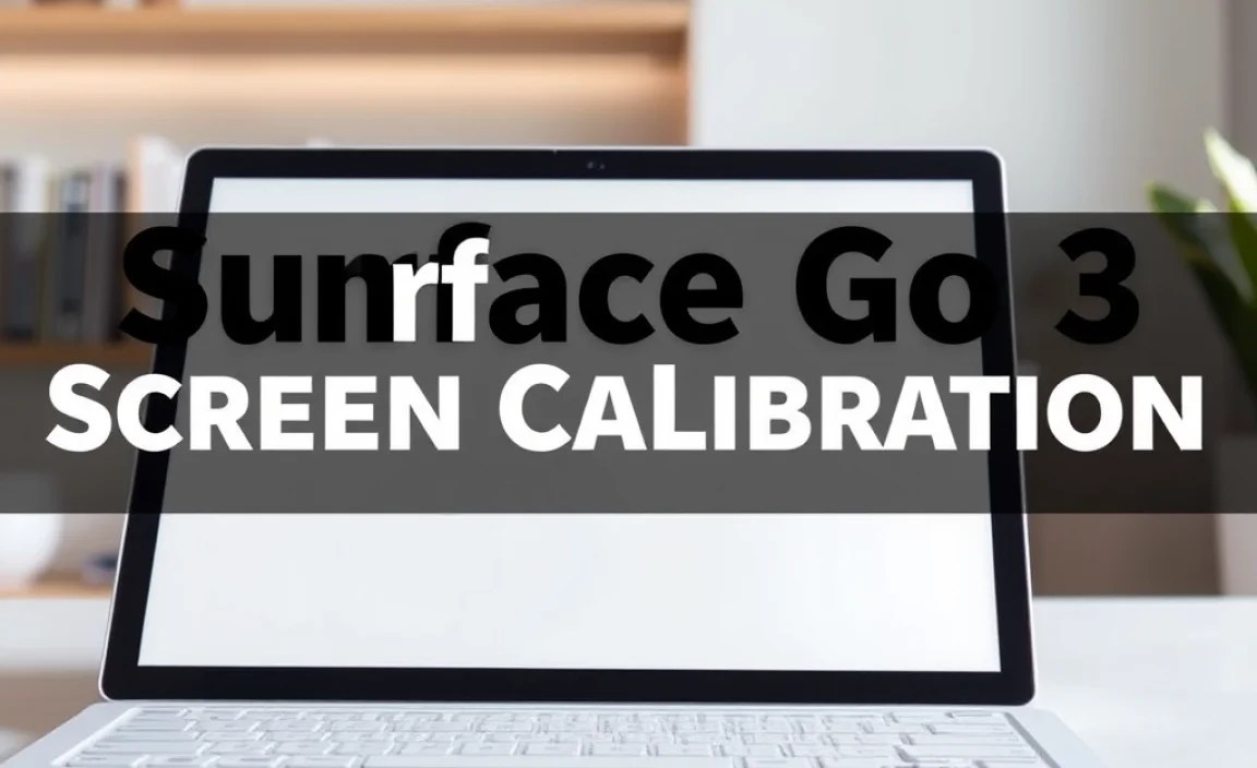 Surface Go 3 Screen Calibration: Essential Guide