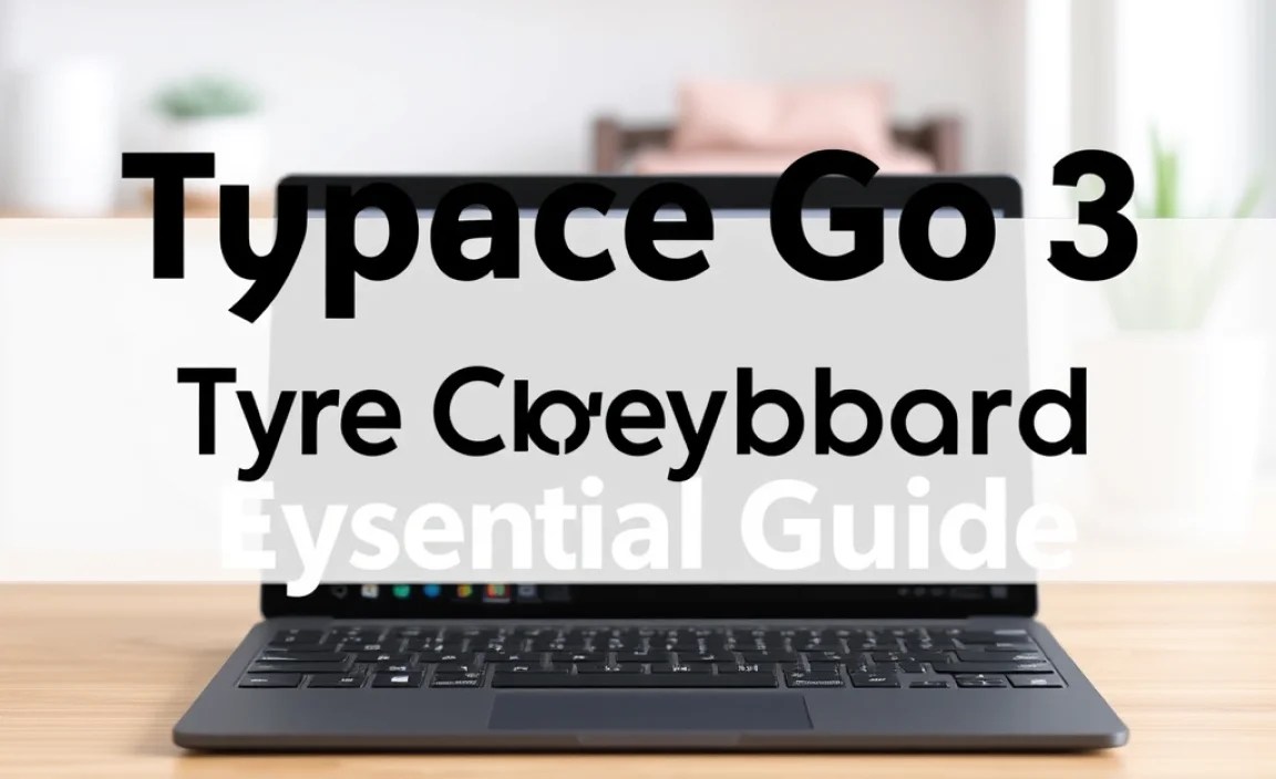 Surface Go 3 Type Cover Keyboard: Essential Guide