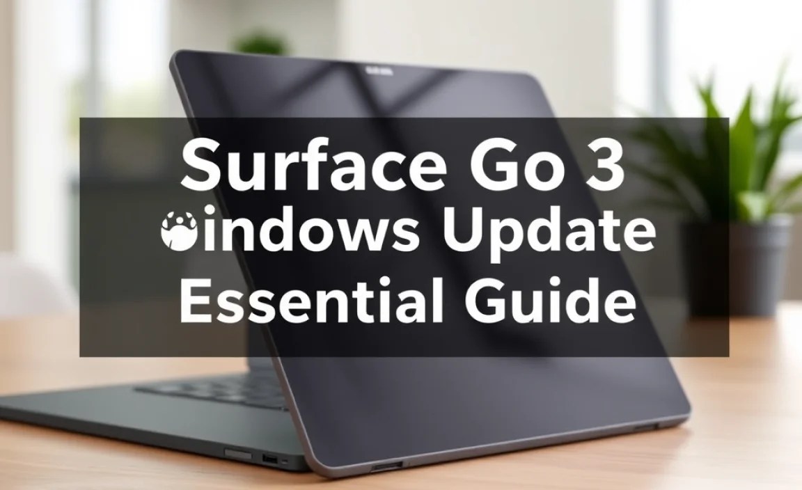 Surface Go 3 Windows Update: Essential Guide