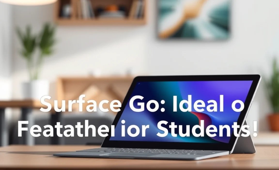 Surface Go: Ideal for Students