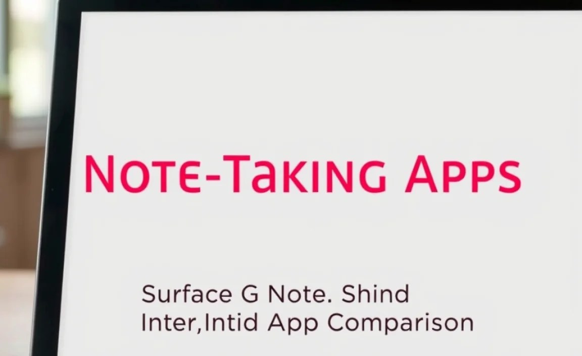 Surface Go Note-Taking App Comparison