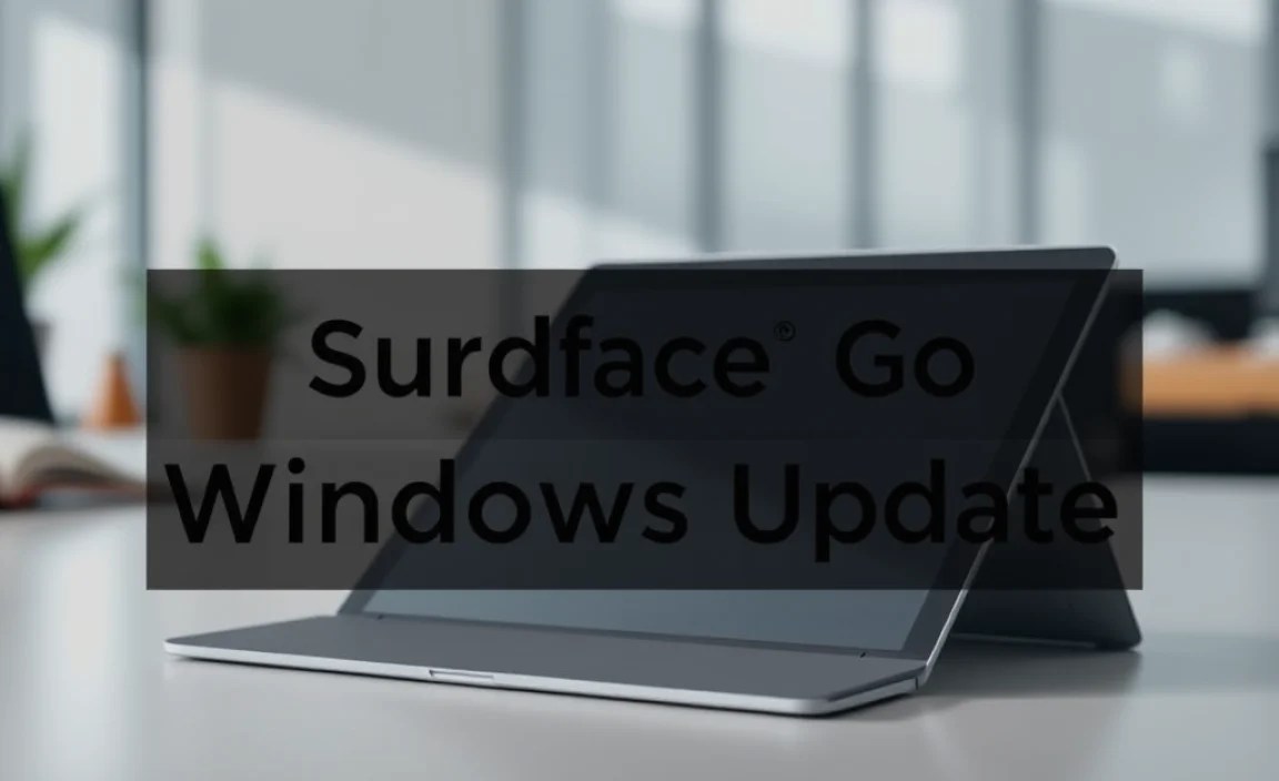 Surface Go Windows Update: Boost Performance Now!